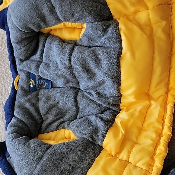 Osh Kosh | Yellow and Navy Blue Winter Coat - Picture 7 of 7